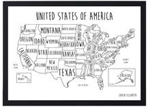 Load image into Gallery viewer, United States of America Print