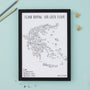 Greece Pinboard Map
