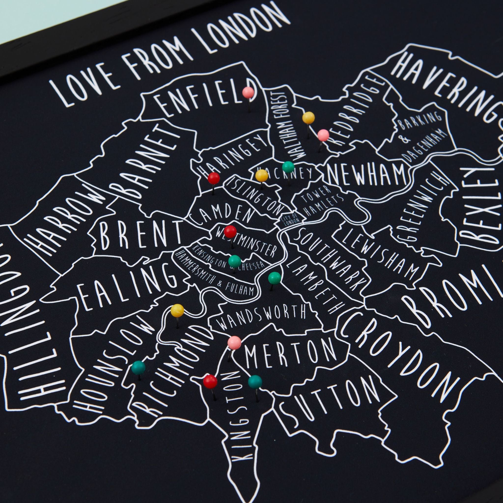 London Pinboard Map