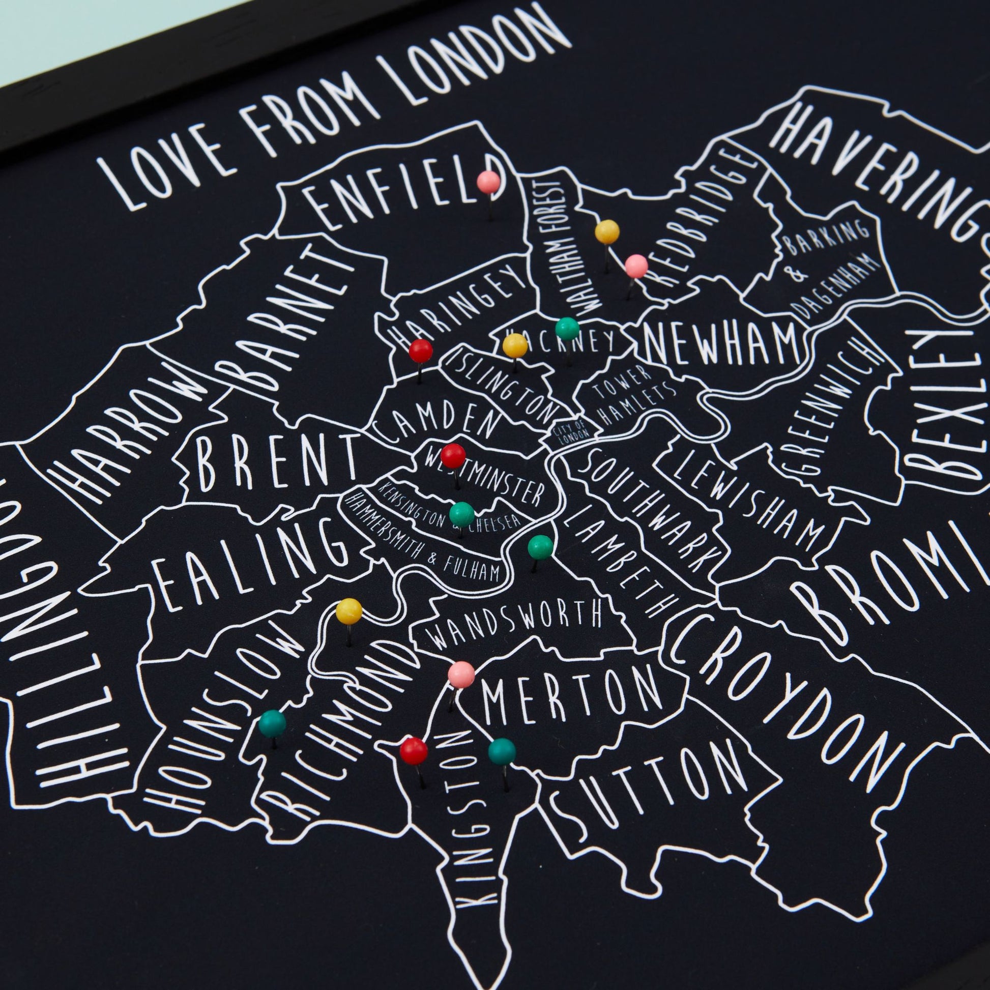 London Pinboard Map