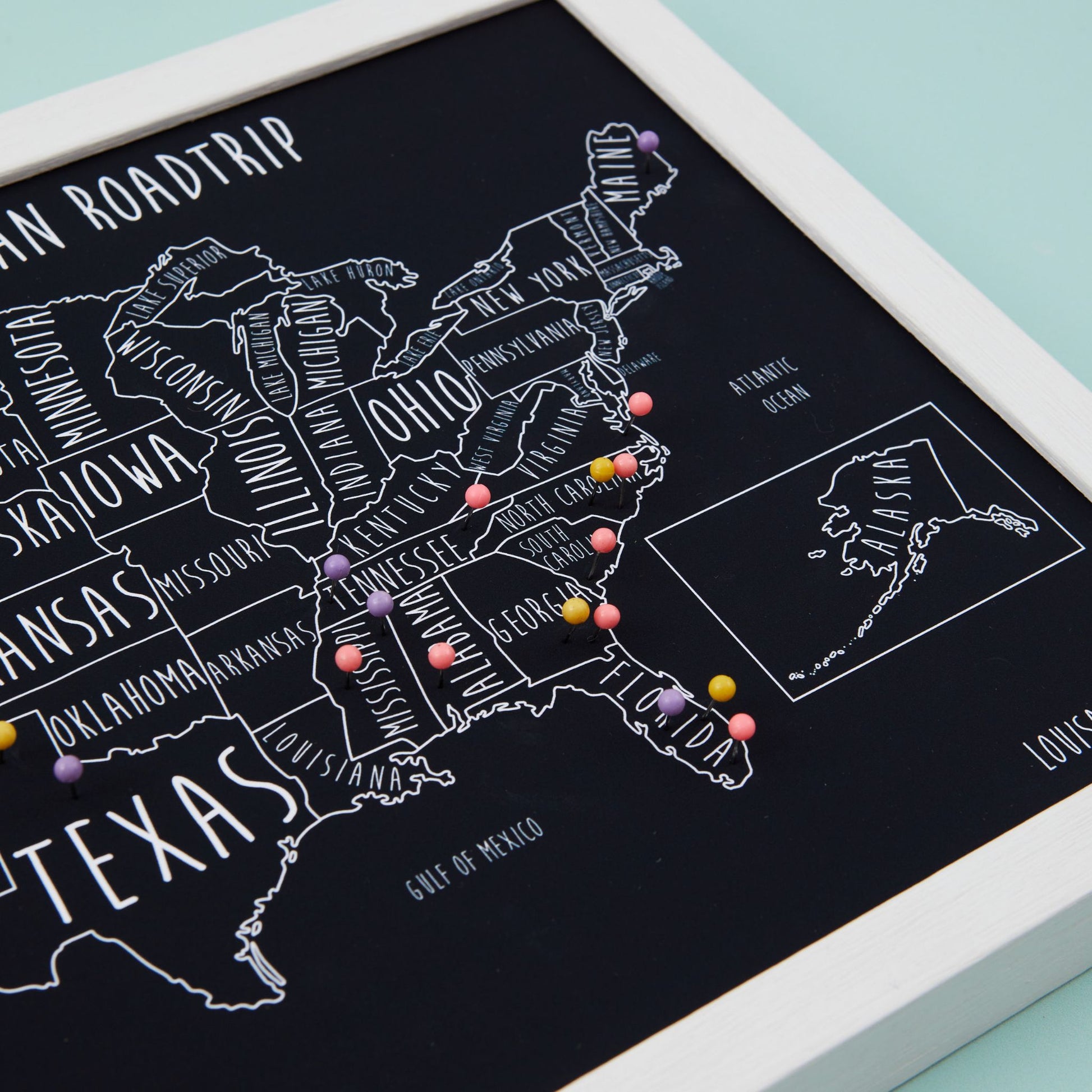 USA Pinboard Map