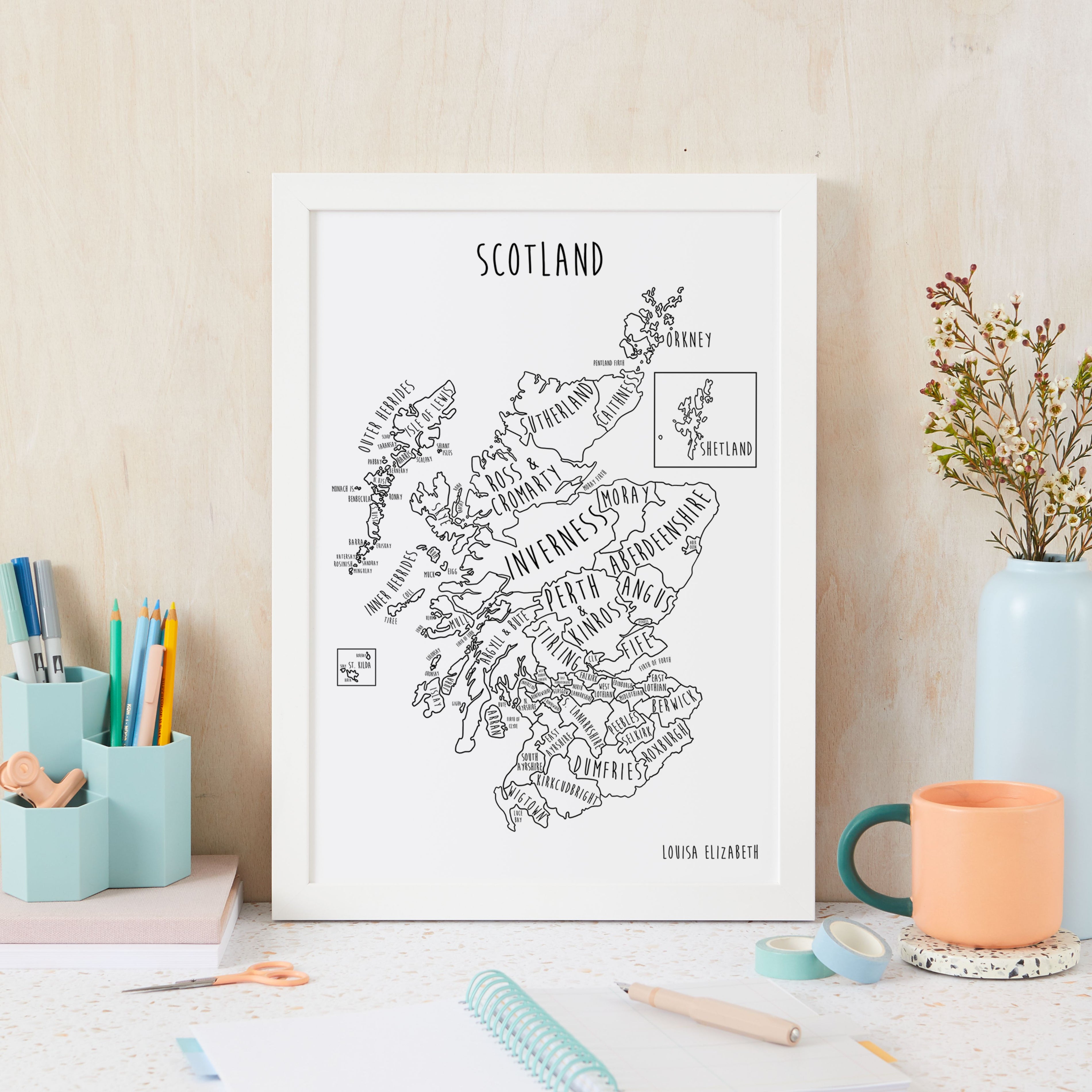Scotland Print