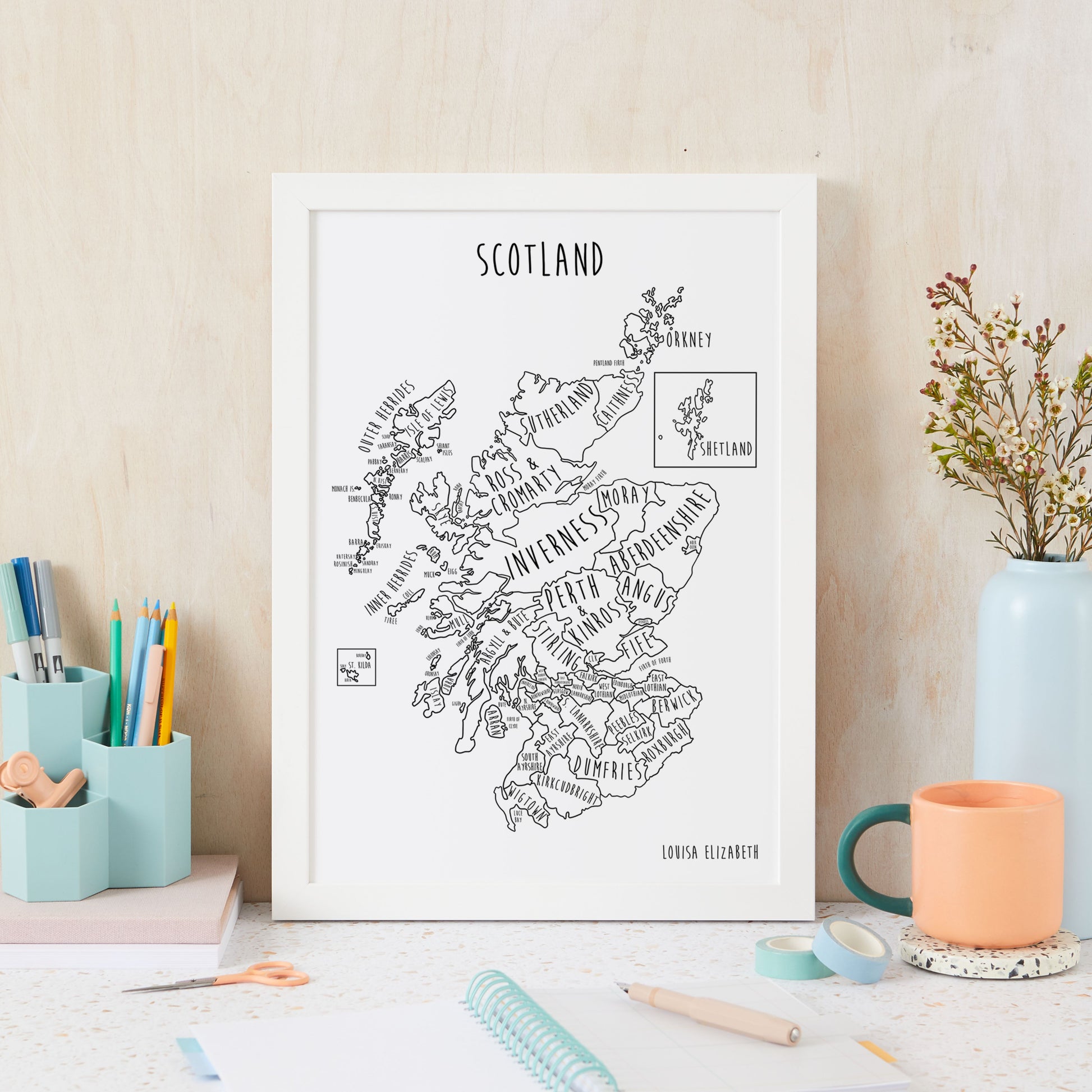 Scotland Print