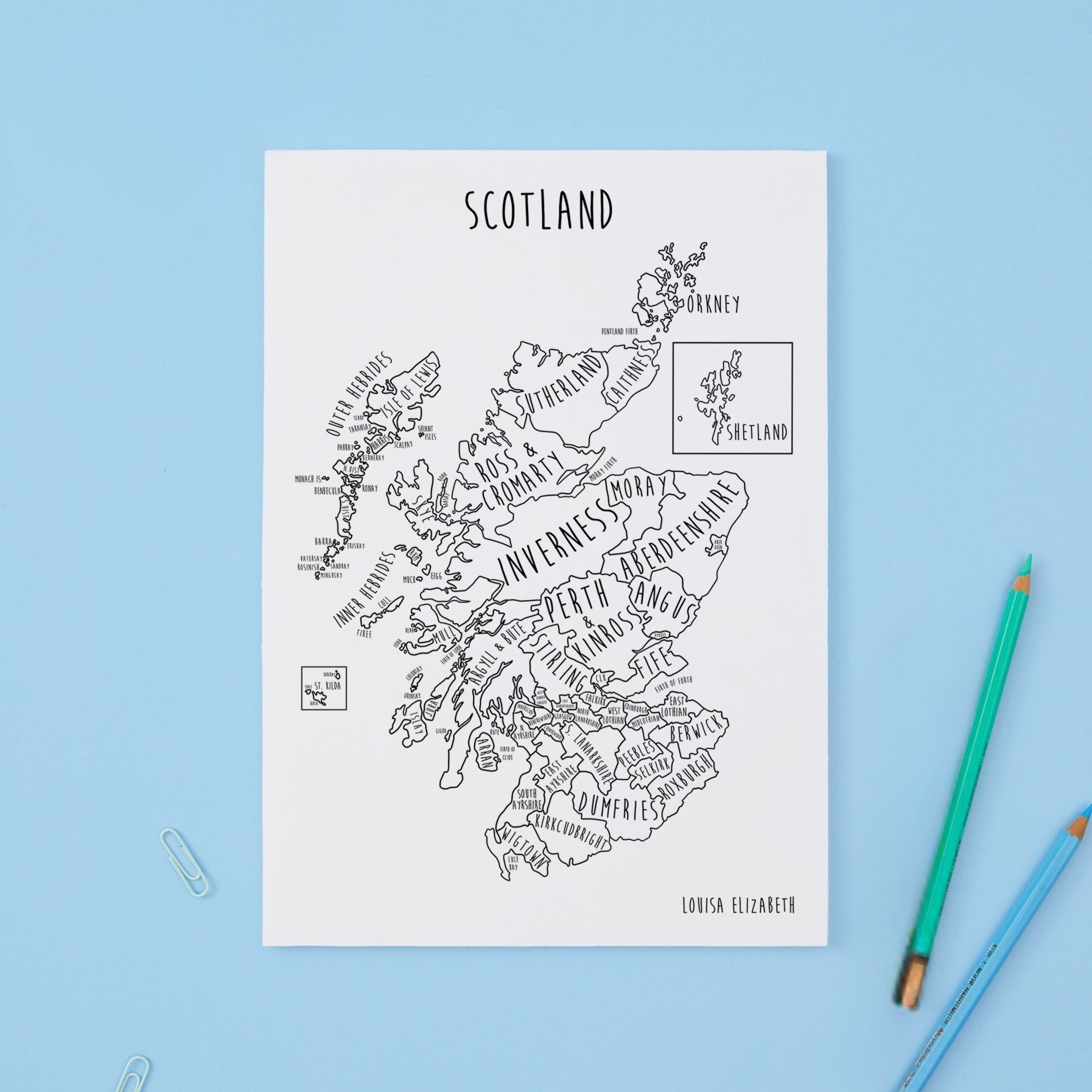 Scotland Print