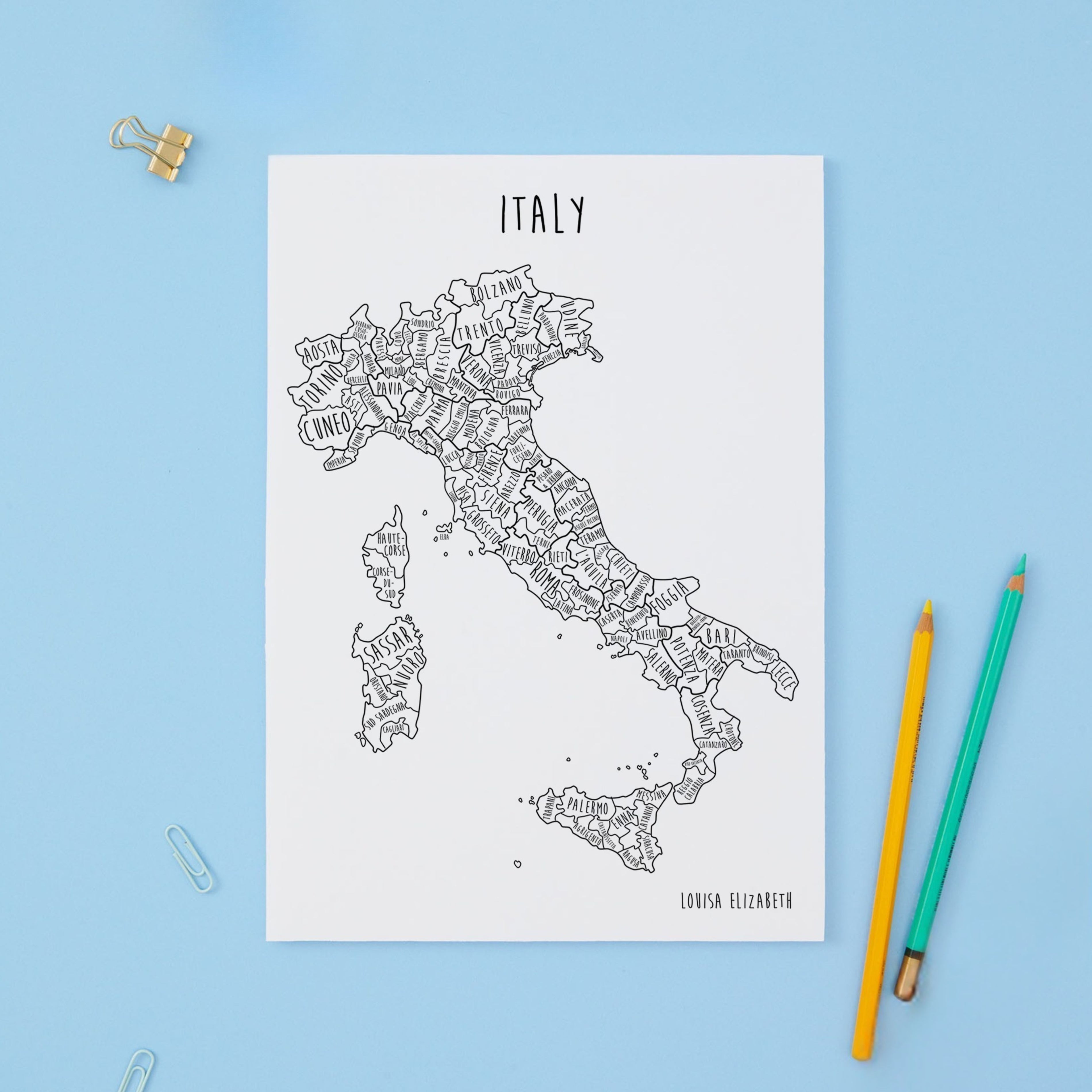 Italy Print