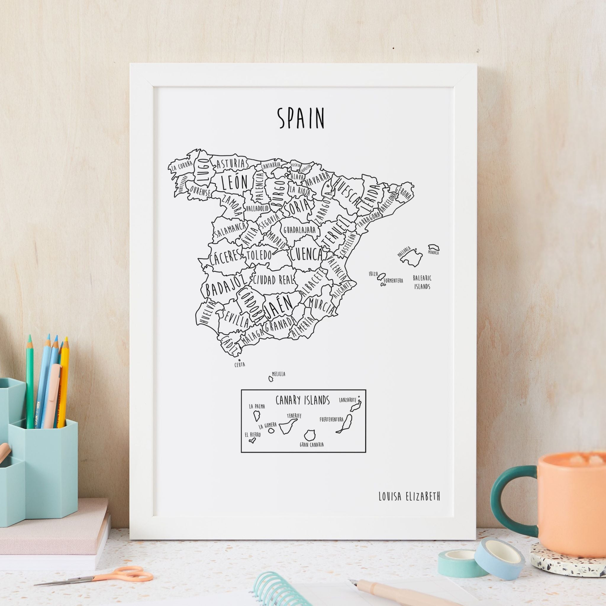 Spain Print