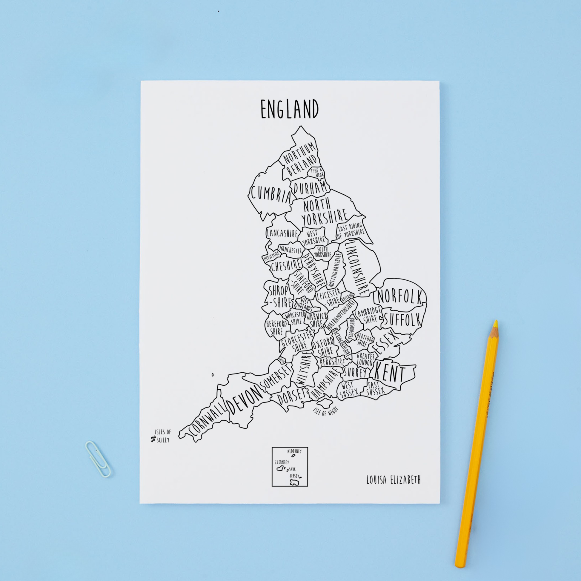 England Print