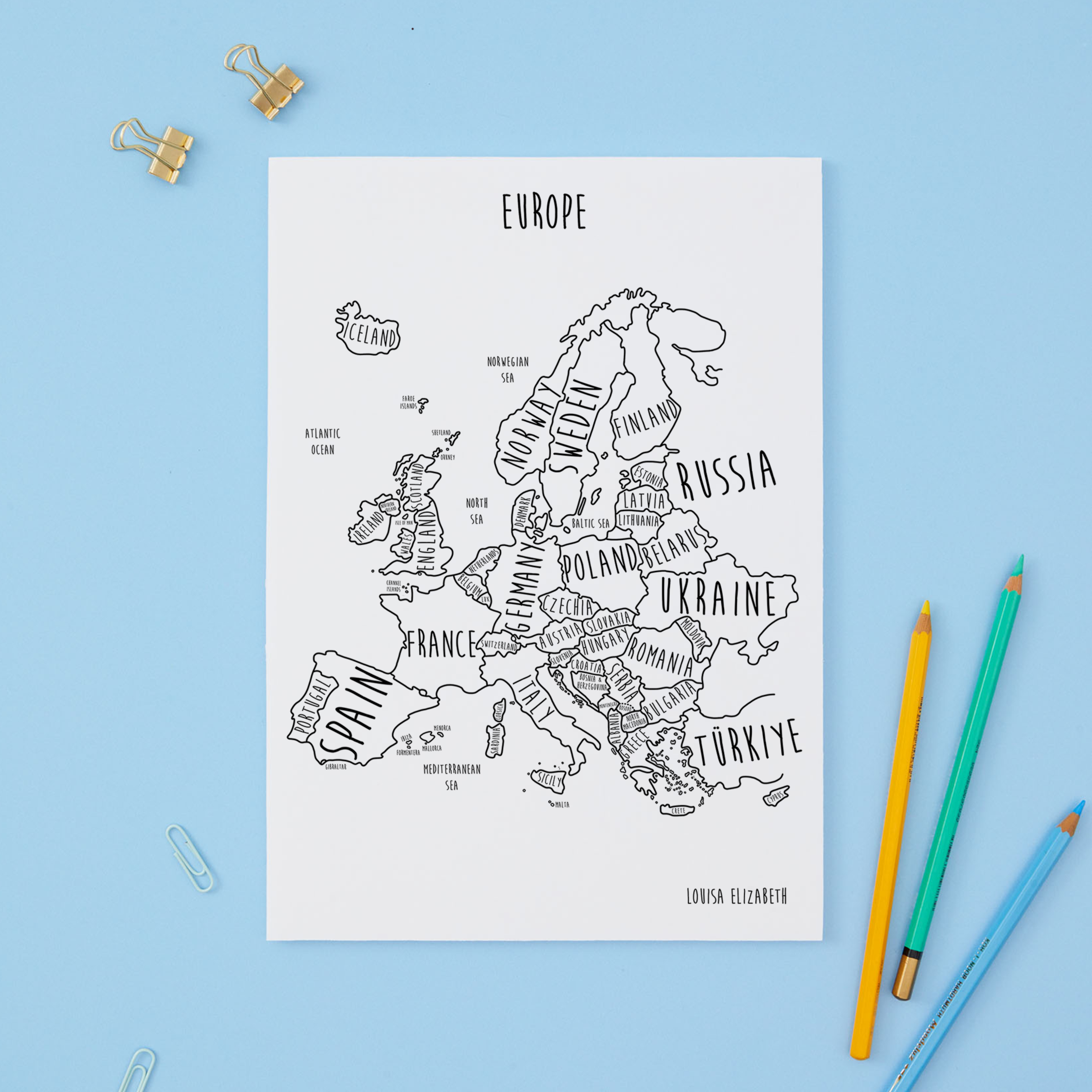 Europe Print
