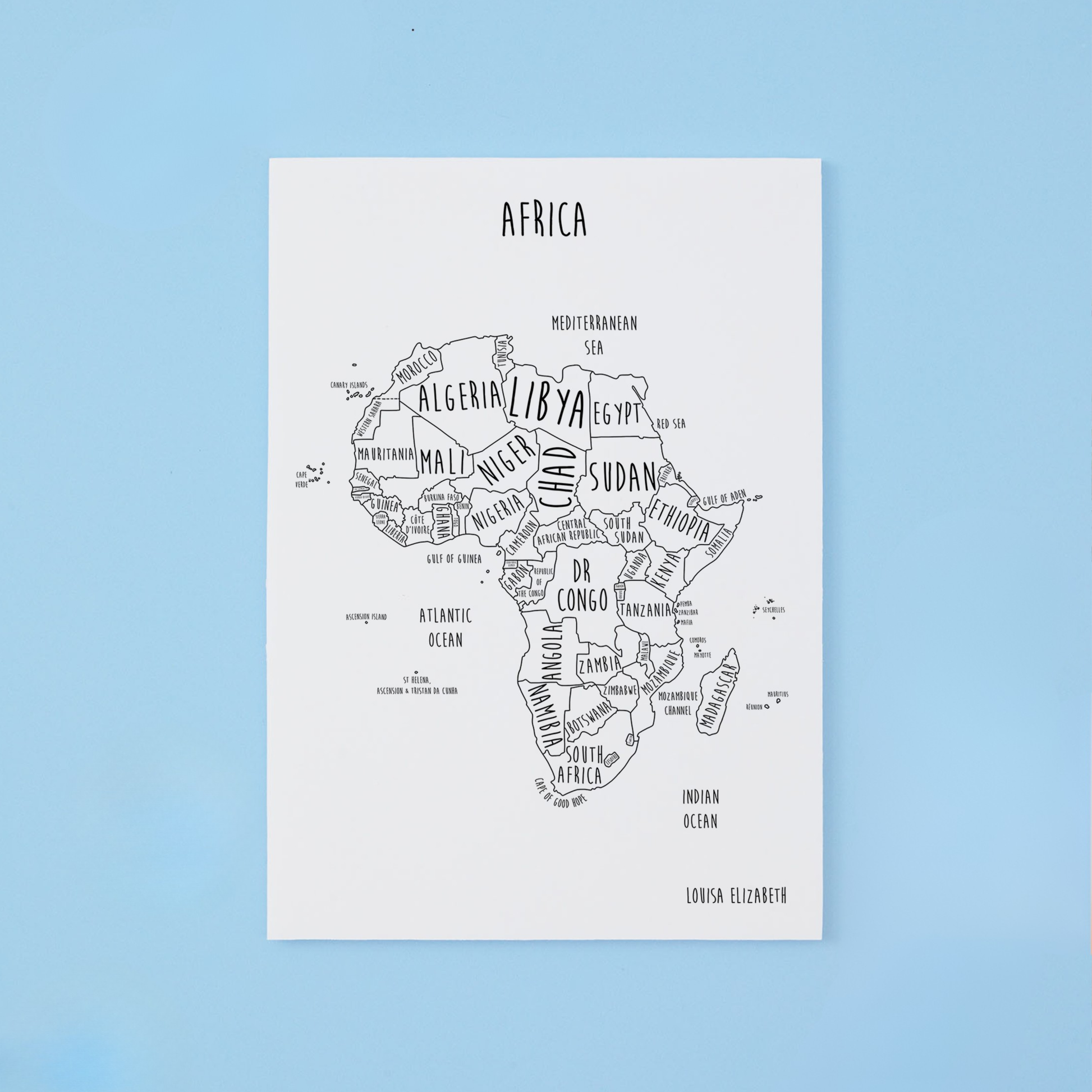 Africa Print