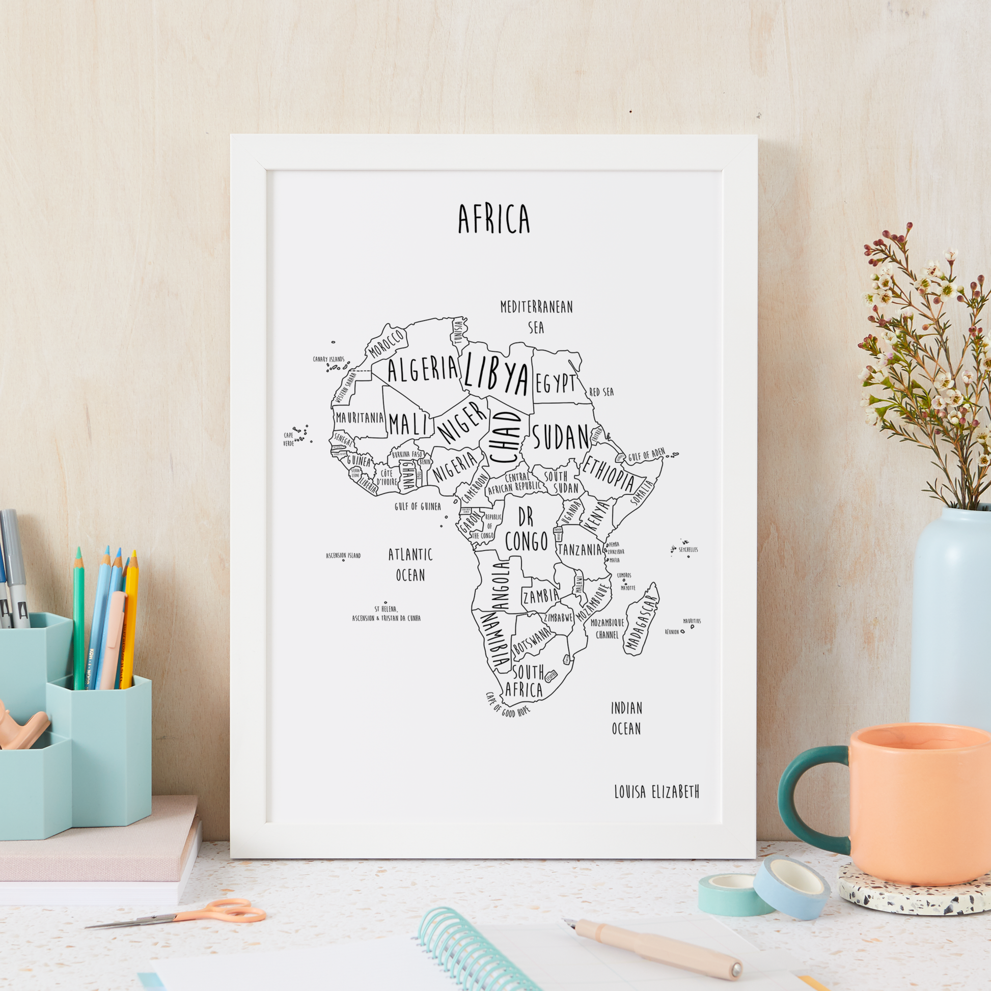 Africa Print