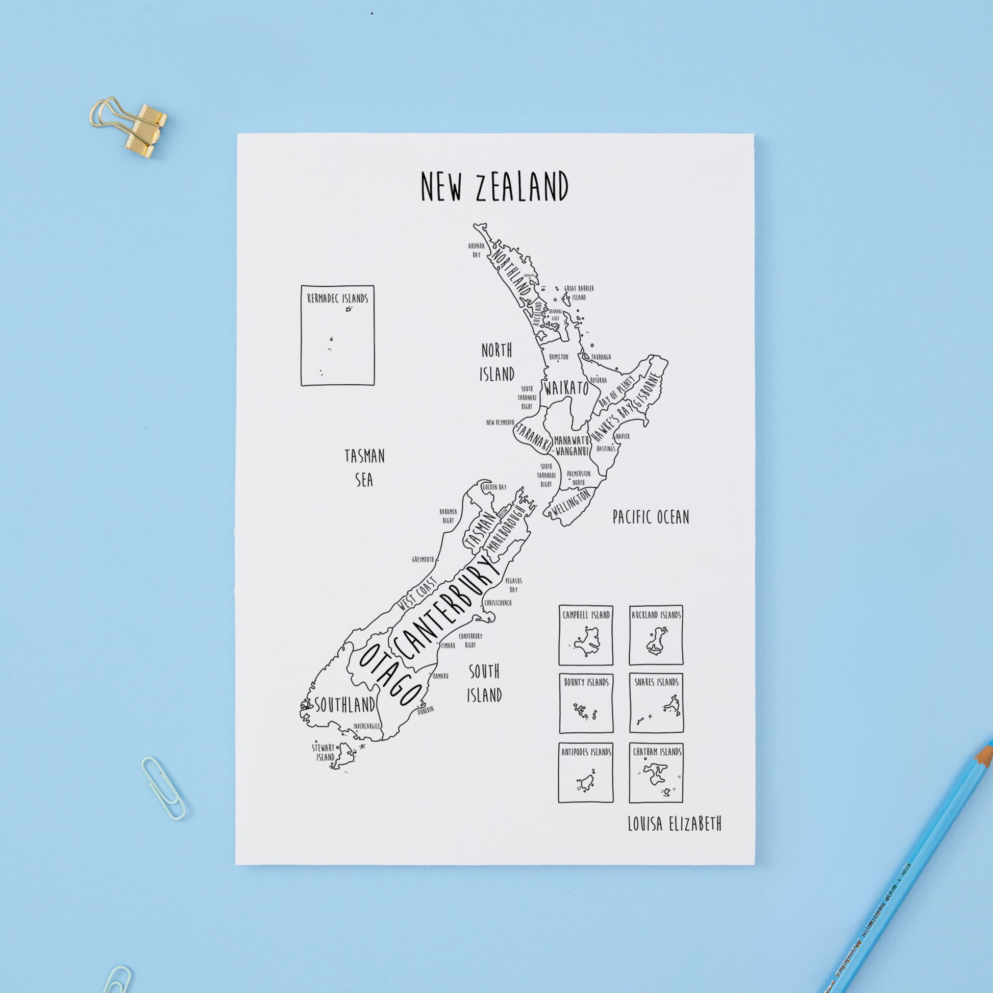 New Zealand Print