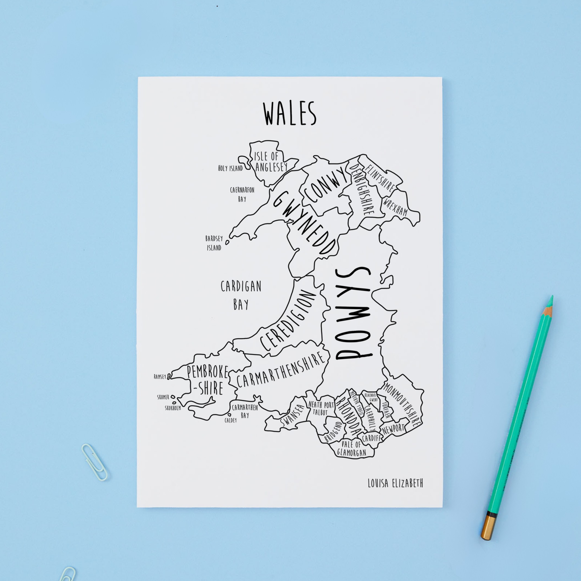 Wales Print