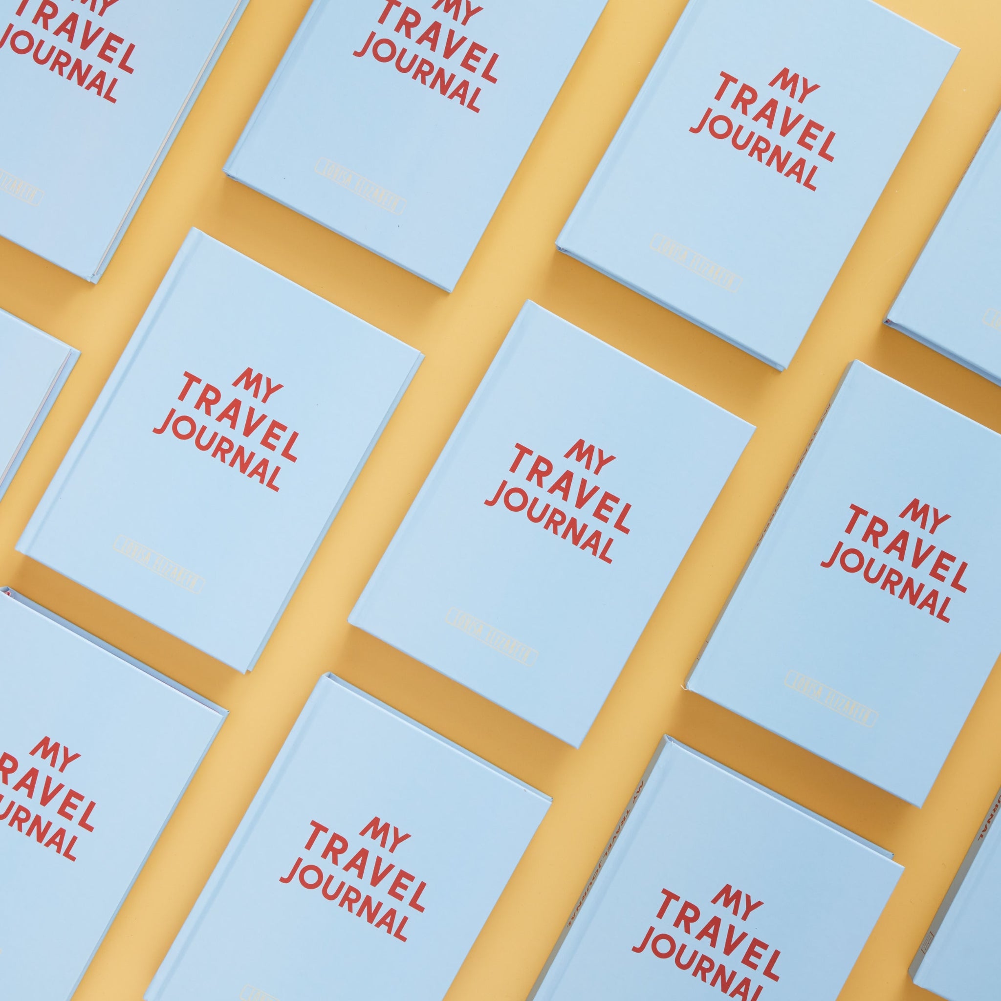 Blue My Travel Journal hardback travel diaries