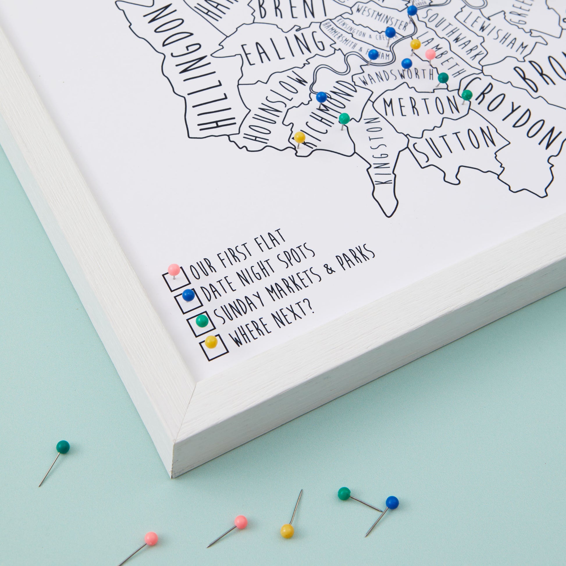 London Pinboard Map