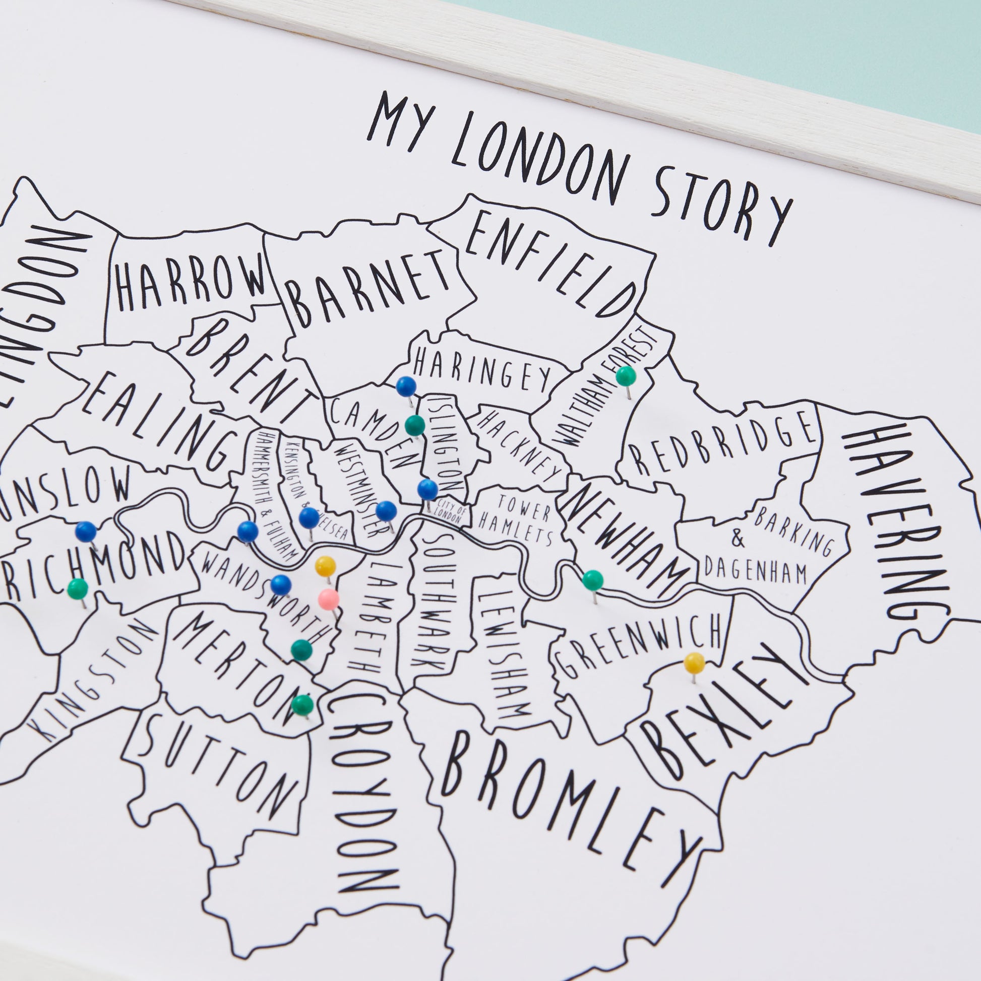 London Pinboard Map