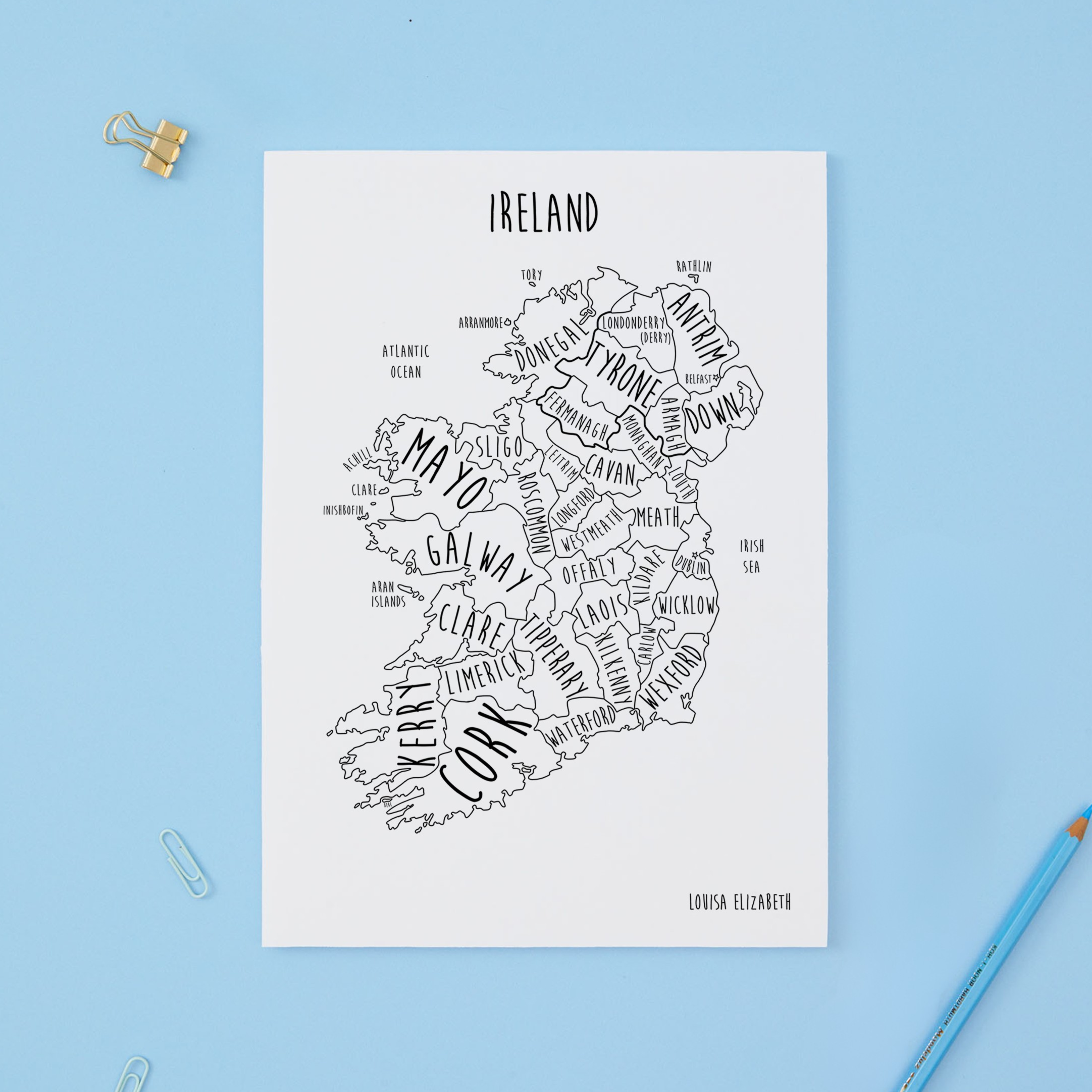 Ireland Print