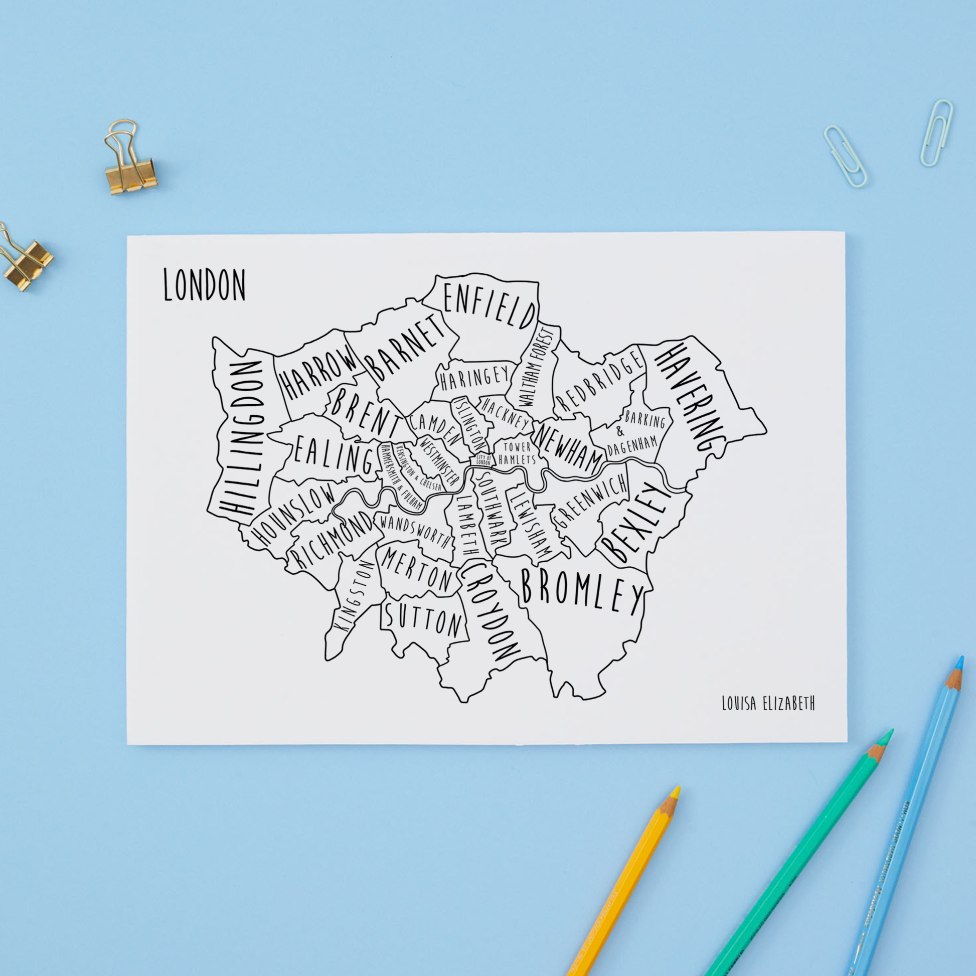 London Print