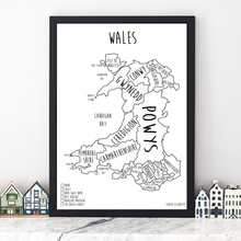 Load image into Gallery viewer, Personalised Wales Pin Board Map (NEW)