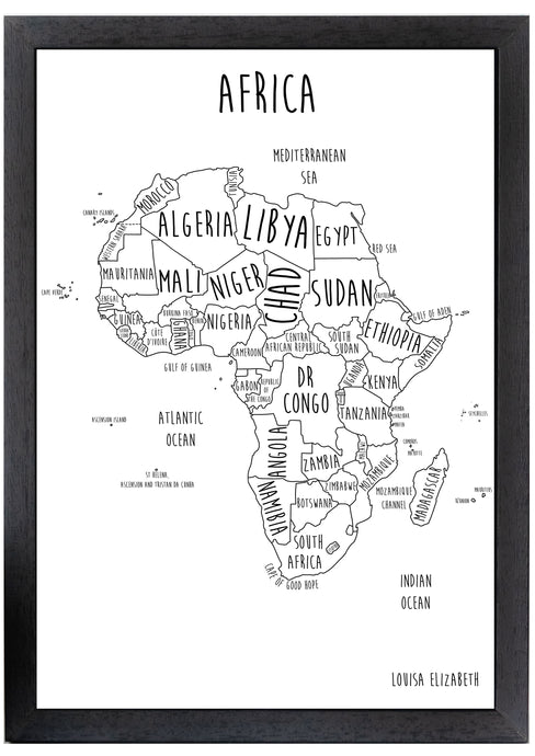 Africa Print