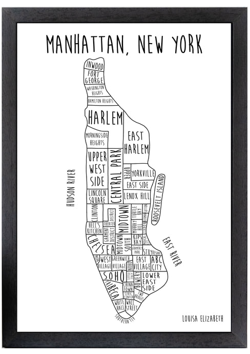 Manhattan, New York Print