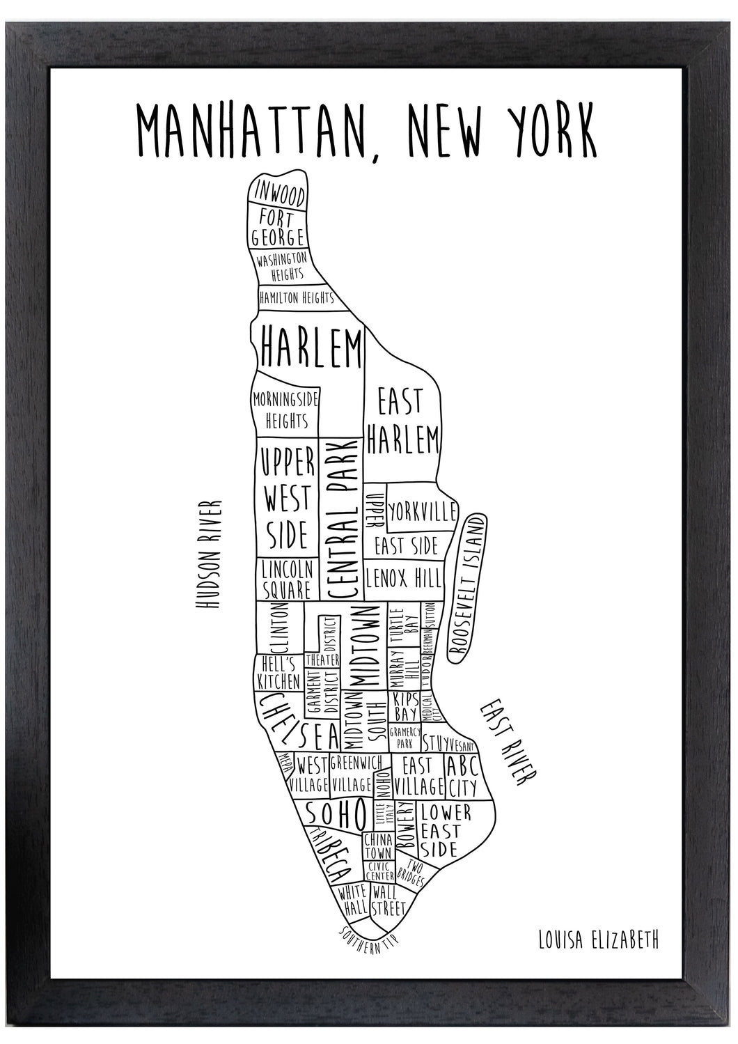 Manhattan, New York Print