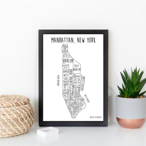 Manhattan, New York Print