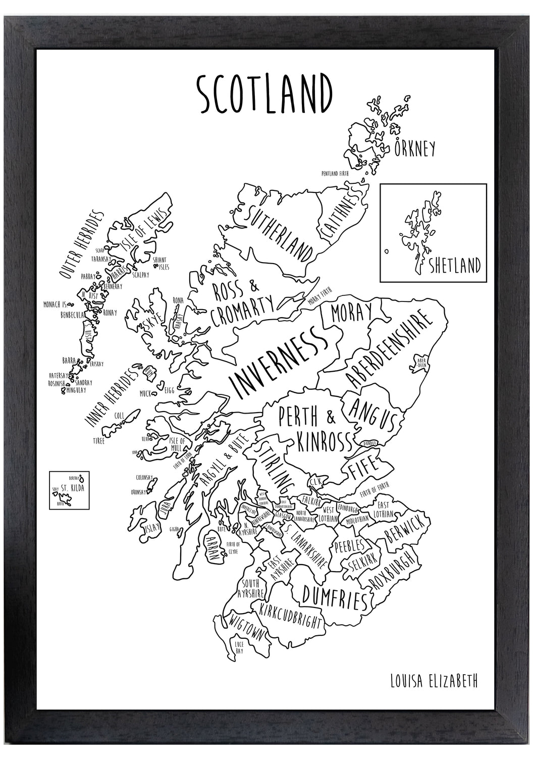Scotland Print