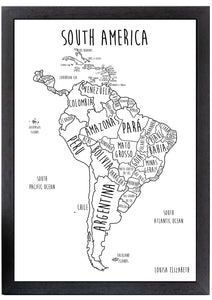 South America Print