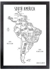 South America Print