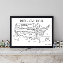 Load image into Gallery viewer, United States of America Print