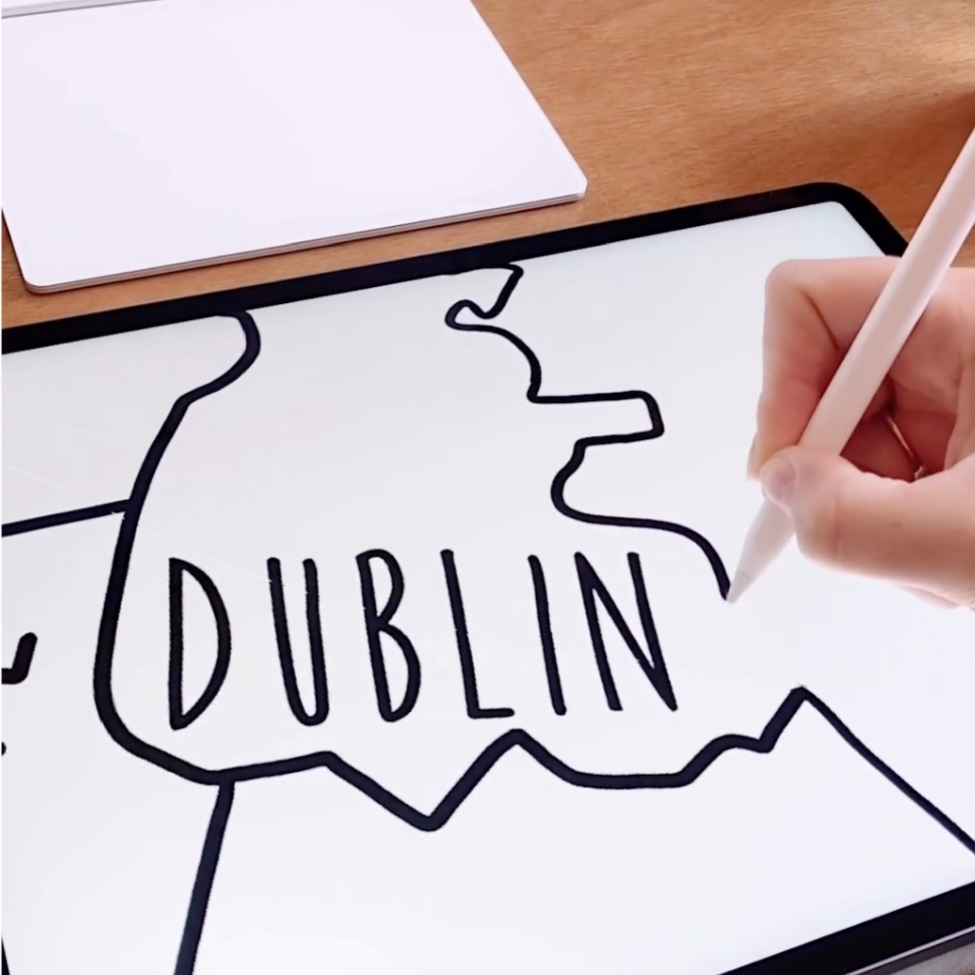 Ireland Pinboard Map
