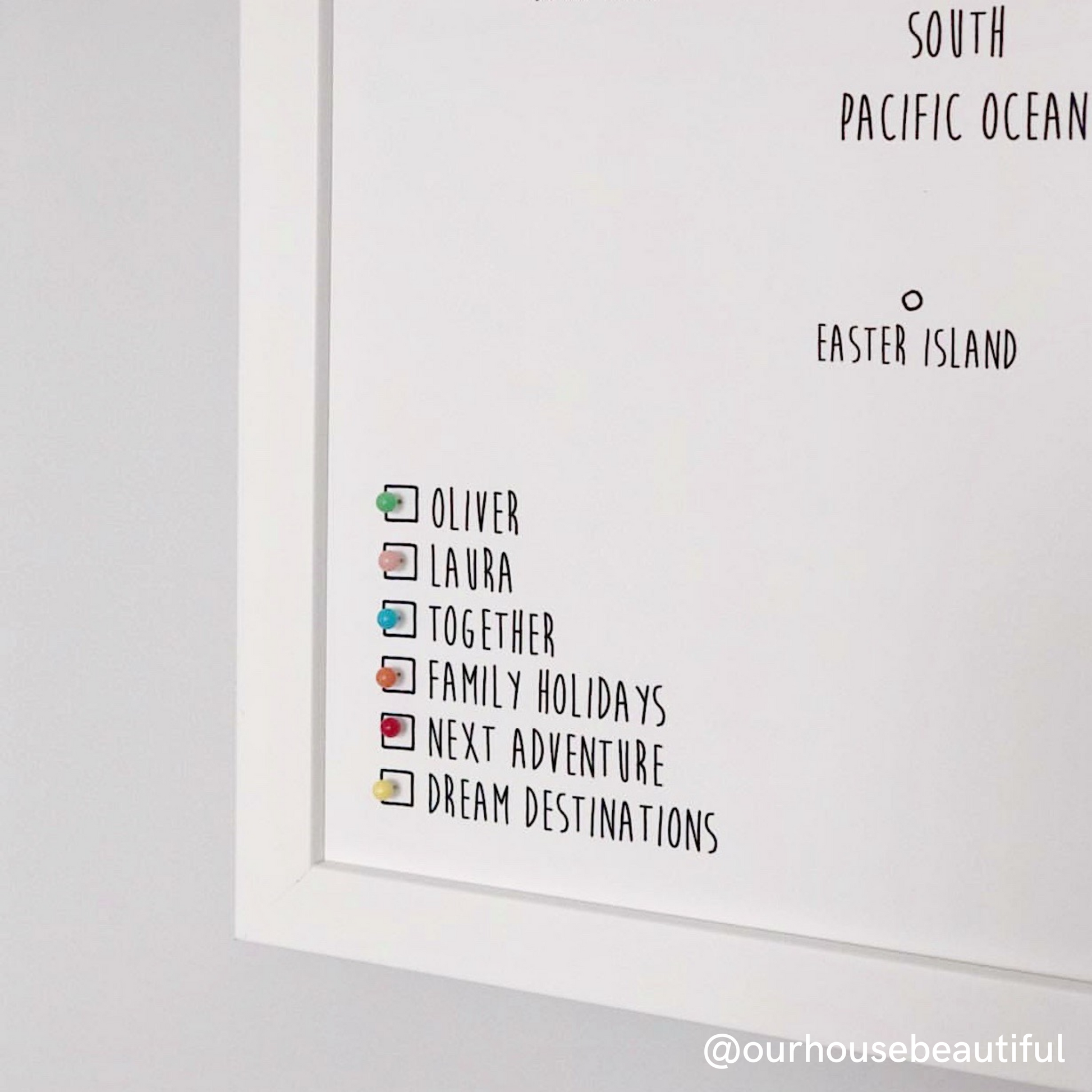 The Original World Pinboard Map