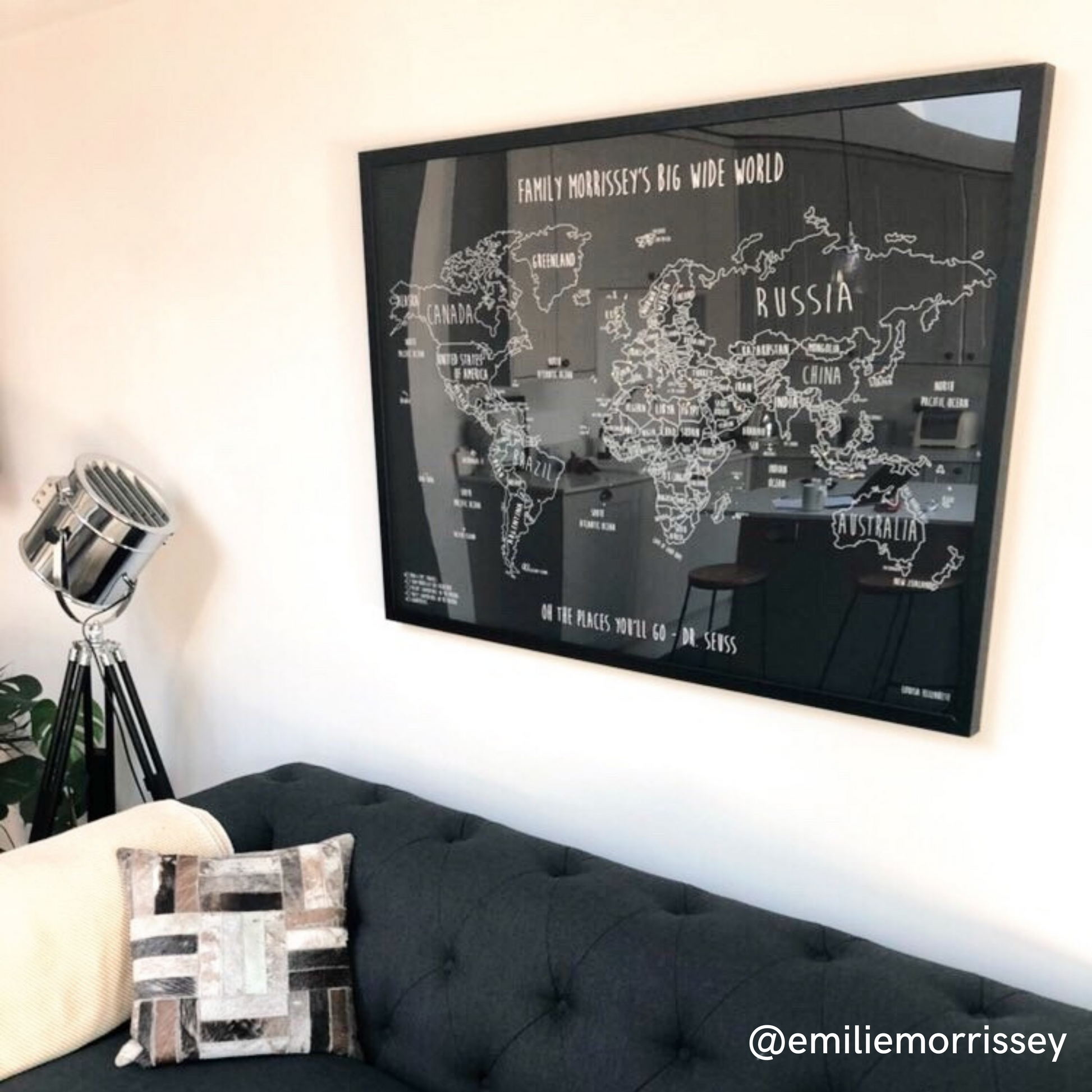 The Original World Pinboard Map