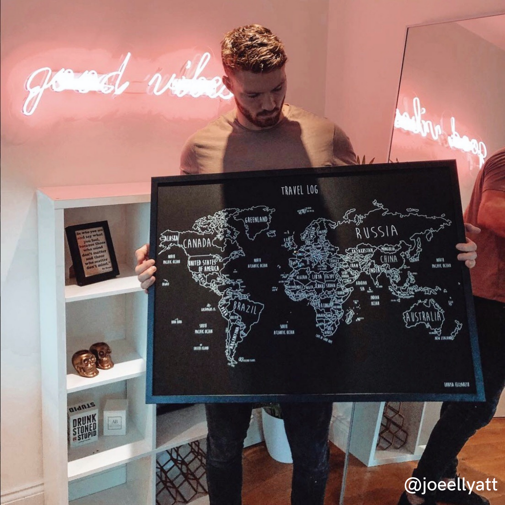 The Original World Pinboard Map