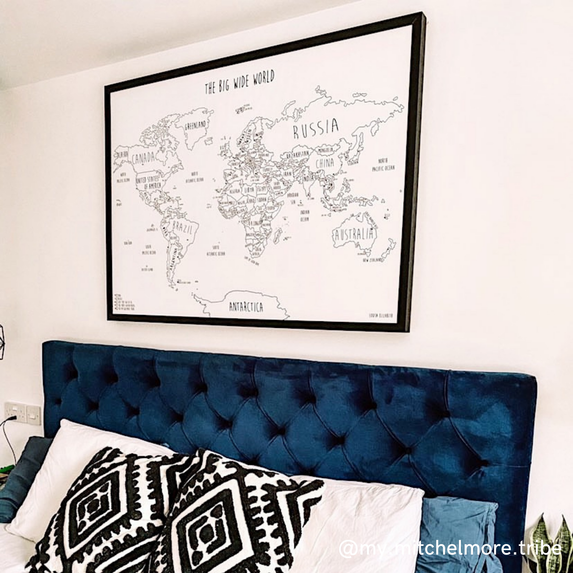 The Original World Pinboard Map