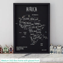Load image into Gallery viewer, Personalised Africa Pin Board Map
