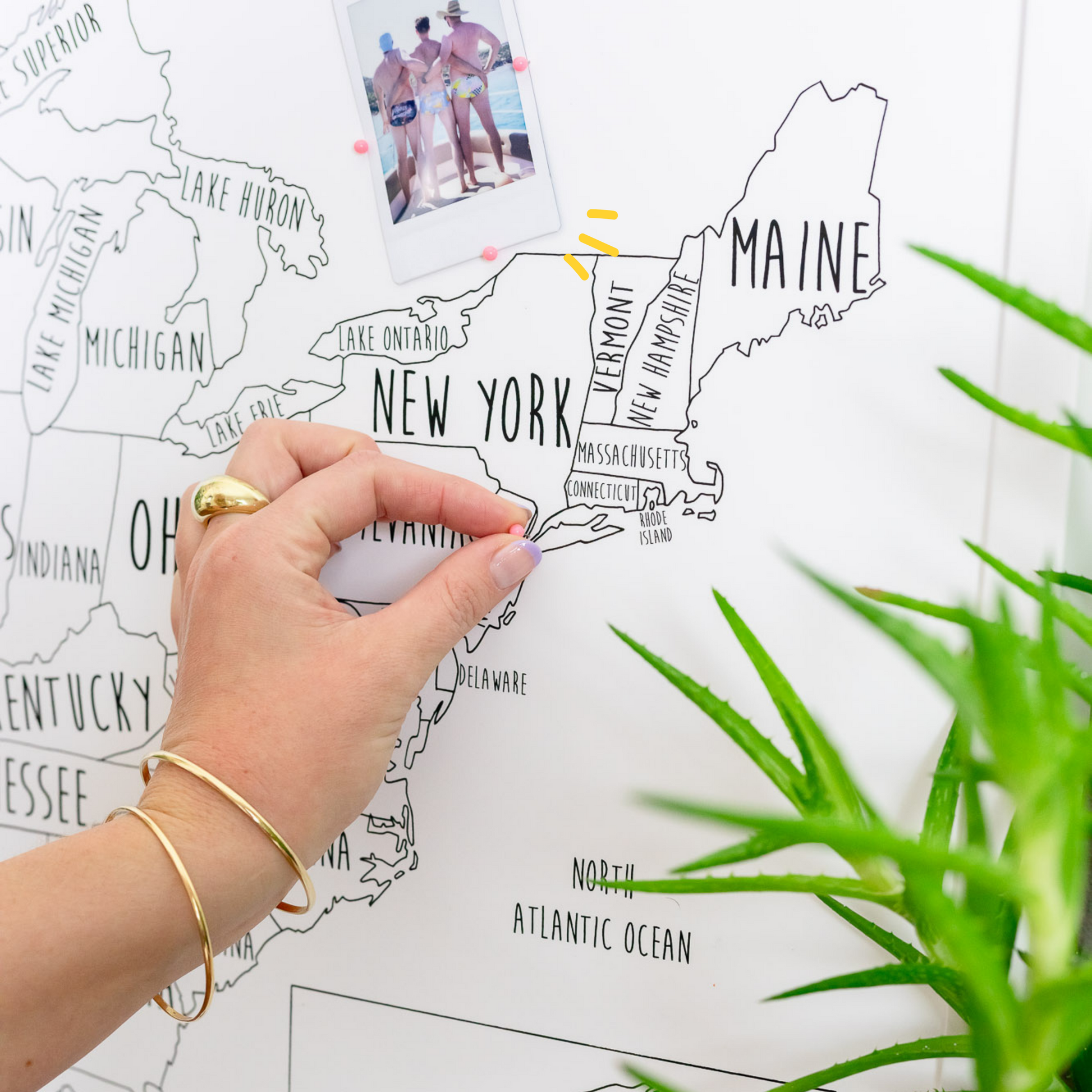 USA Pinboard Map