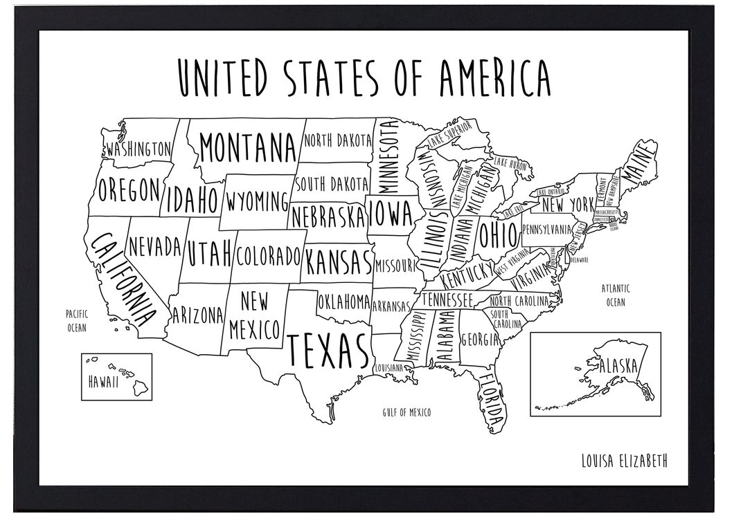 United States of America Print