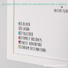 Load image into Gallery viewer, NEW Personalised World Pin Board Map (2nd Edition)