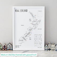 Load image into Gallery viewer, Personalised New Zealand Pin Board Map