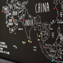 Load image into Gallery viewer, Personalised Asia Pin Board Map