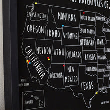 Load image into Gallery viewer, Personalised USA Pin Board Map